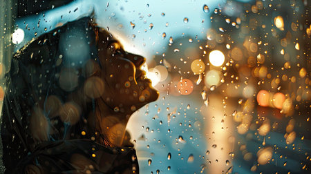 puddles enjoy rainの素材