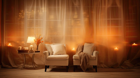 design backdrop blurred roomの素材