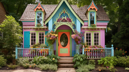 cabin design cottage buildingの素材