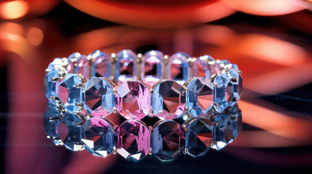 luxury crystal jewelry backgroundの素材