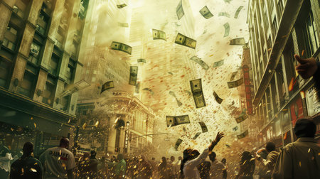 prosperity money rainの素材