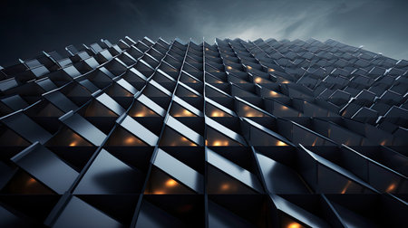 modern wall skyscraper buildingの素材