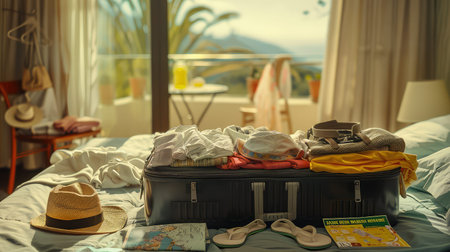 swimsuit pack for vacationの素材