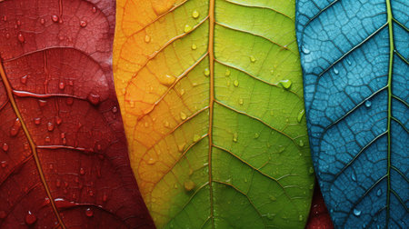 nature template leaves backgroundの素材