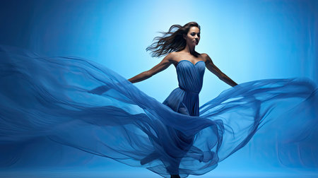 gradient effect blue backgroundの素材