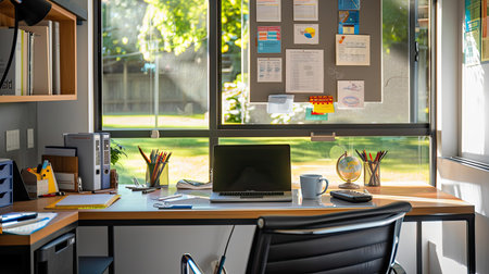 online work and school from homeの素材