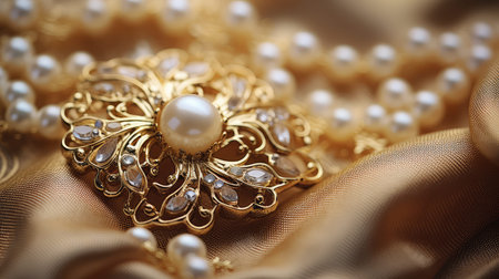 gold jewel jewelry backgroundの素材
