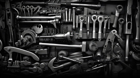 factory industrial metal backgroundの素材