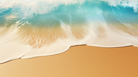 ocean wave luxury backgroundの素材