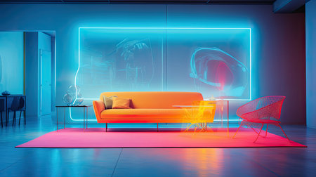 cozy bright blurred roomの素材