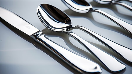 reflective bright silver backgroundの素材