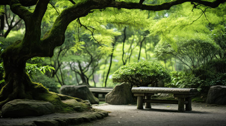 harmony green zen backgroundの素材