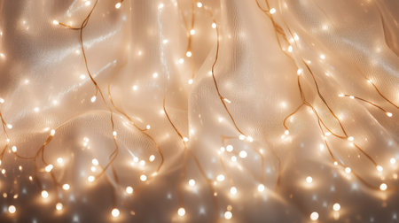 twinkling holiday light backgroundの素材