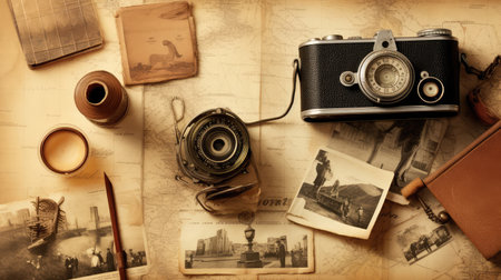 fashioned style vintage backgroundの素材