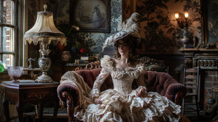 hat victorian vintageの素材