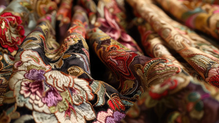 brocade victorian fabricの素材