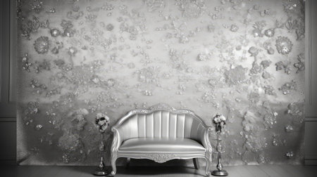 elegant luxury silver backgroundの素材