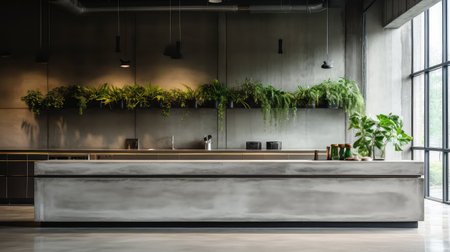 design counter blurred roomの素材