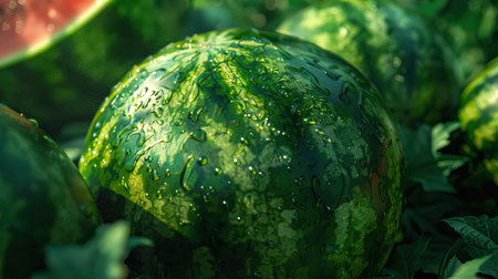 sweet watermelon wholeの素材