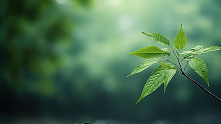 nature forest leaves backgroundの素材