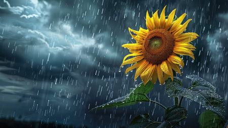 petals rain sunflowerの素材