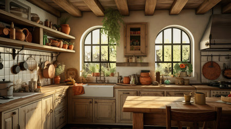 chef counter kitchen backgroundの素材