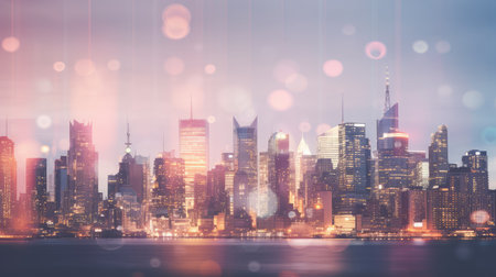 bokeh flare blurred lightsの素材