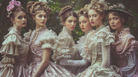 parasol victorian ladiesの素材