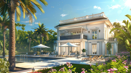 palm florida vacation homeの素材