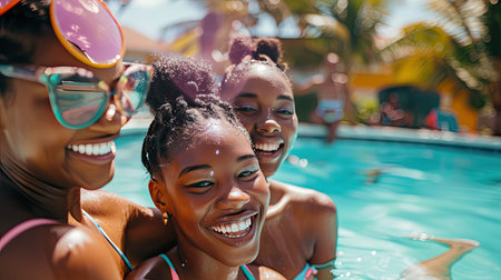 culture black girls vacationの素材