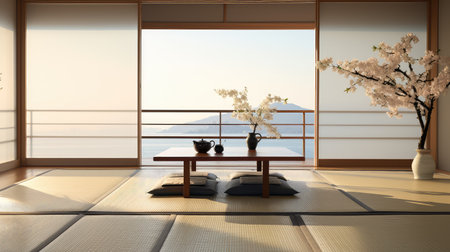 sushi modern japanese backgroundの素材