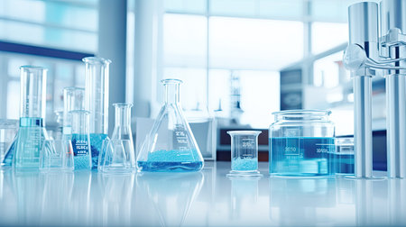 pristine clean medical backgroundの素材