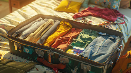 sandals packing for vacationの素材
