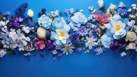 sky blue colorful backgroundの素材