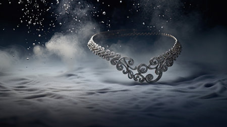 metallic dust silver backgroundの素材