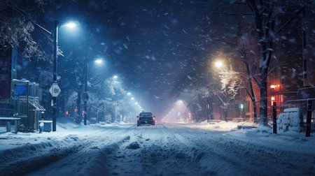 frost snow landscape backgroundの素材