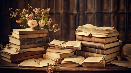 old paper vintage backgroundの素材