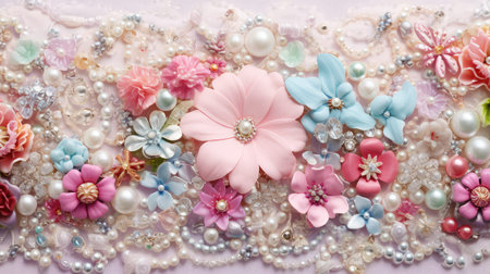 elegant ornament jewelry backgroundの素材