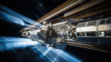 cosmos space blurred lightsの素材