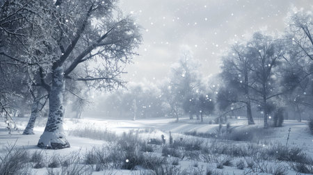 ice snowy weatherの素材