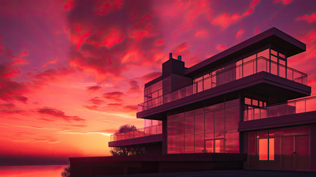 windows sky house buildingの素材