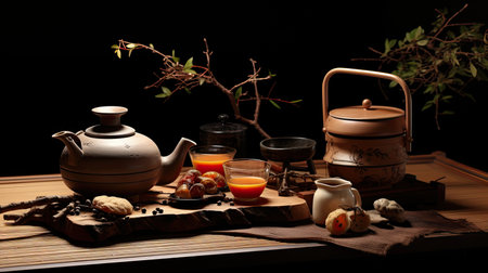 bonsai element japanese backgroundの素材