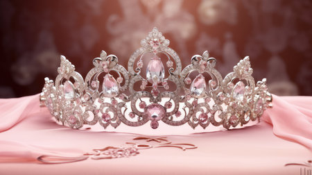 elegant diamond jewelry backgroundの素材