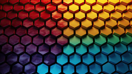 texture grid hexagon backgroundの素材