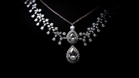 chic elegant black backgroundの素材