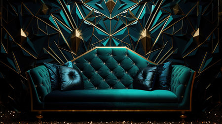 abstract geometric luxury backgroundの素材