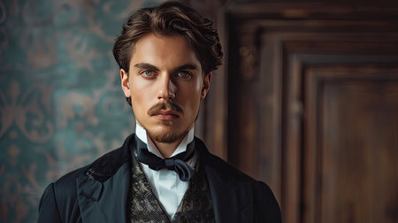 cravat victorian maleの素材