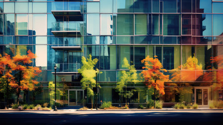 urban living apartment buildingの素材