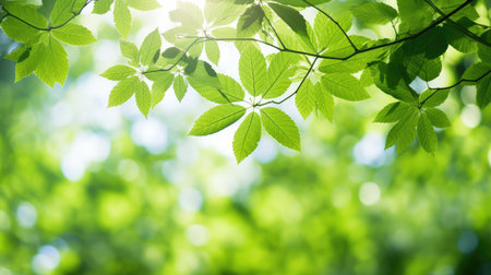 foliage fresh leaves backgroundの素材