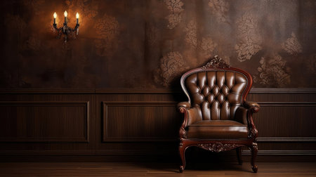 vintage wallpaper brown backgroundの素材